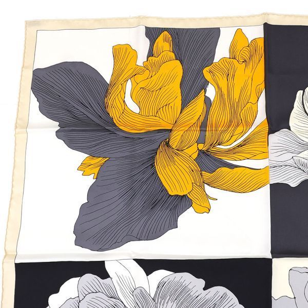 Hermes Carre 90 Etude Pour Un Iris Scarf — view 5