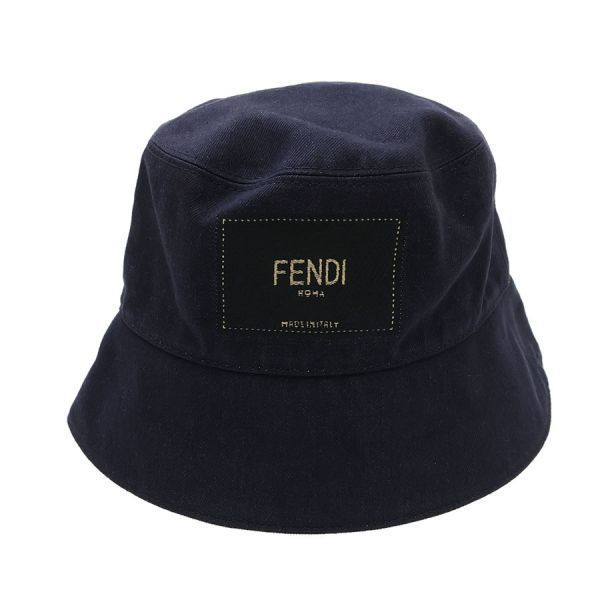 Fendi Bucket Hat Navy — view 2
