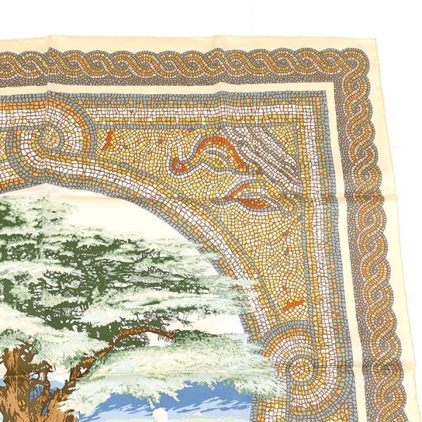 Hermes Carre 90 Sous le Cedre Scarf — view 3