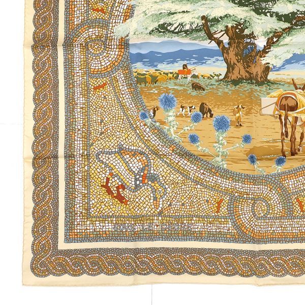 Hermes Carre 90 Sous le Cedre Scarf — view 4