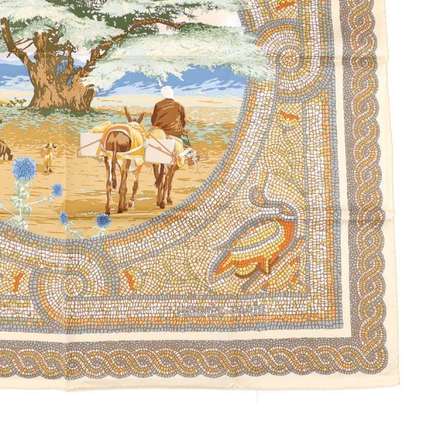Hermes Carre 90 Sous le Cedre Scarf — view 5