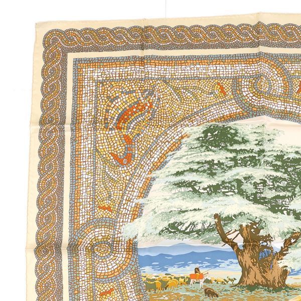 Hermes Carre 90 Sous le Cedre Scarf — view 2
