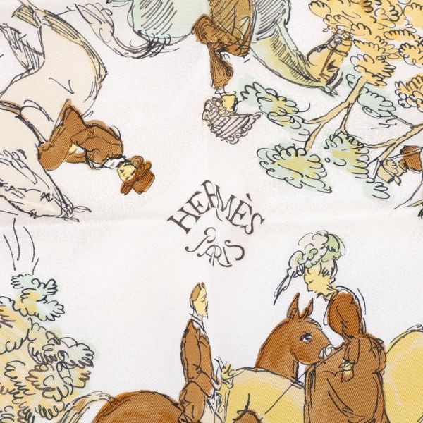 Hermes Carre 90 les Amazones Scarf — view 3
