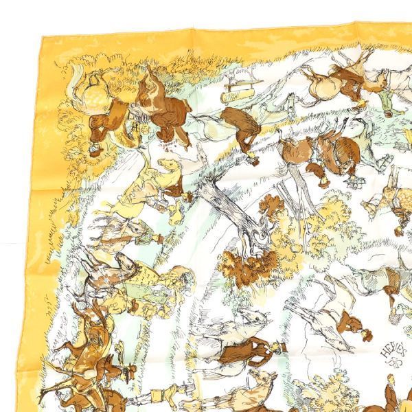 Hermes Carre 90 les Amazones Scarf — view 4