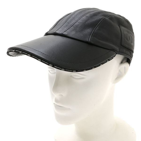 Chanel Cap Hat Black
