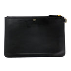 Fendi Clutch Bugs Eye Monster Leather Black Second — view 2