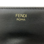 Fendi Clutch Bugs Eye Monster Leather Black Second — view 6