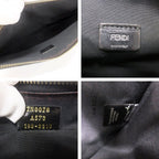 Fendi Clutch Bugs Eye Monster Leather Black Second — view 8
