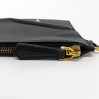 Fendi Clutch Bugs Eye Monster Leather Black Second — view 7