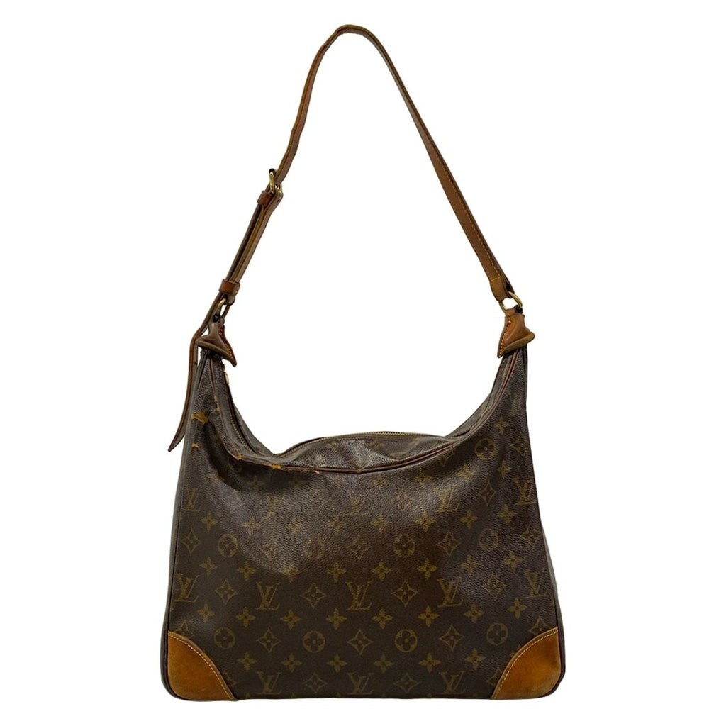 Louis Vuitton Shoulder Bag Monogram Boulogne GM Dark Brown