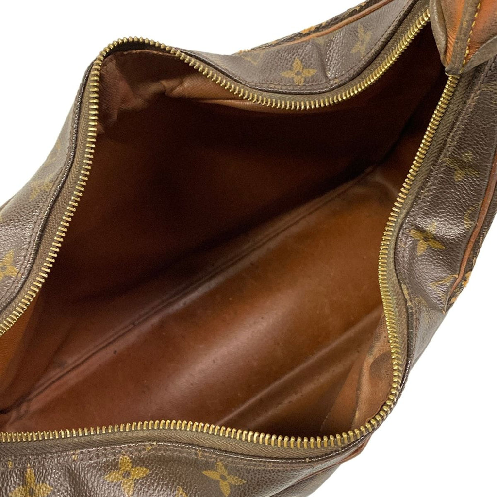 Louis Vuitton Shoulder Bag Monogram Boulogne GM Dark Brown — view 7