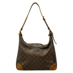 Louis Vuitton Shoulder Bag Monogram Boulogne GM Dark Brown — view 3