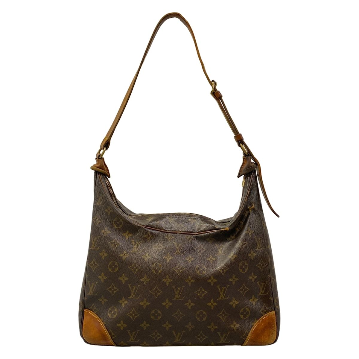 Louis Vuitton Shoulder Bag Monogram Boulogne GM Dark Brown — view 3