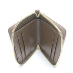 Gucci Interlocking G Supreme Round Beige Brown Card Case Canvas — view 6