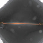 Hermes Neobain Trousse Flat GM Orange Black Pouch Rubber — view 5