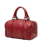 Gucci Micro Guccissima Mini Boston Bag Red Leather — view 2