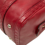 Gucci Micro Guccissima Mini Boston Bag Red Leather — view 4