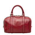 Gucci Micro Guccissima Mini Boston Bag Red Leather