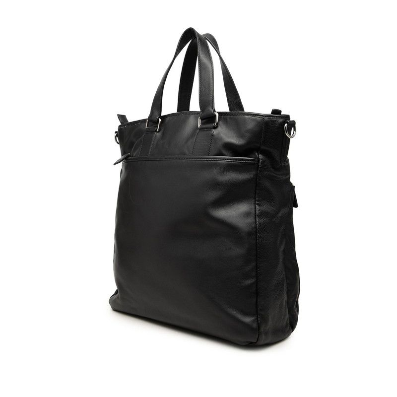 Prada Tote 2-Way Shoulder Bag Black Leather — view 2