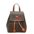 Celine Macadam Mini Backpack Brown Leather