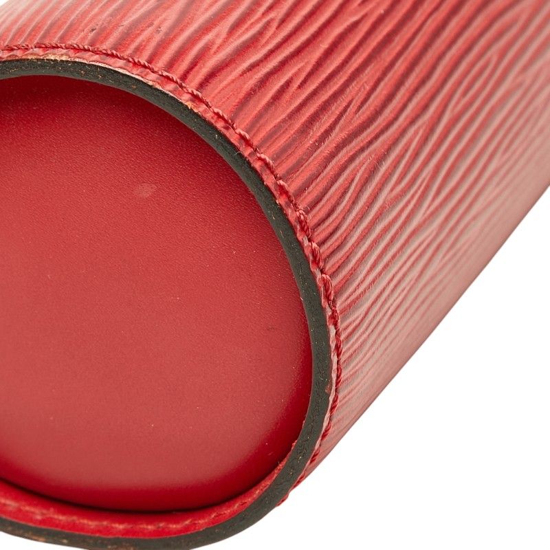 Louis Vuitton Epi Soufflot Pouch Mini Bag Castilian Red Leather — view 5