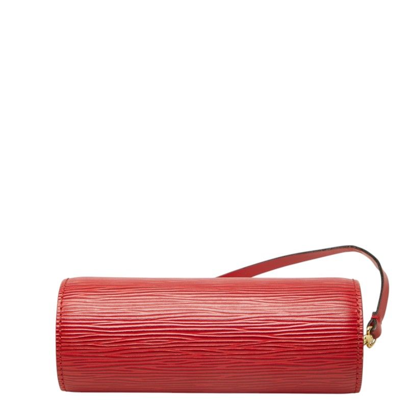 Louis Vuitton Epi Soufflot Pouch Mini Bag Castilian Red Leather — view 3