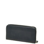 Prada Saffiano Zip Around Wallet Navy Leather — view 2