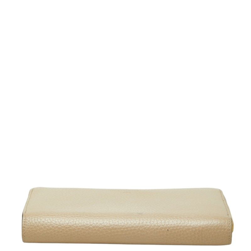 Louis Vuitton Portefeuille Comet Taurillon Zip Around Wallet Galet Gray Leather — view 3