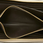 Louis Vuitton Portefeuille Comet Taurillon Zip Around Wallet Galet Gray Leather — view 7