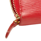 Prada Vitello Move Zip Around Wallet Red Leather — view 7
