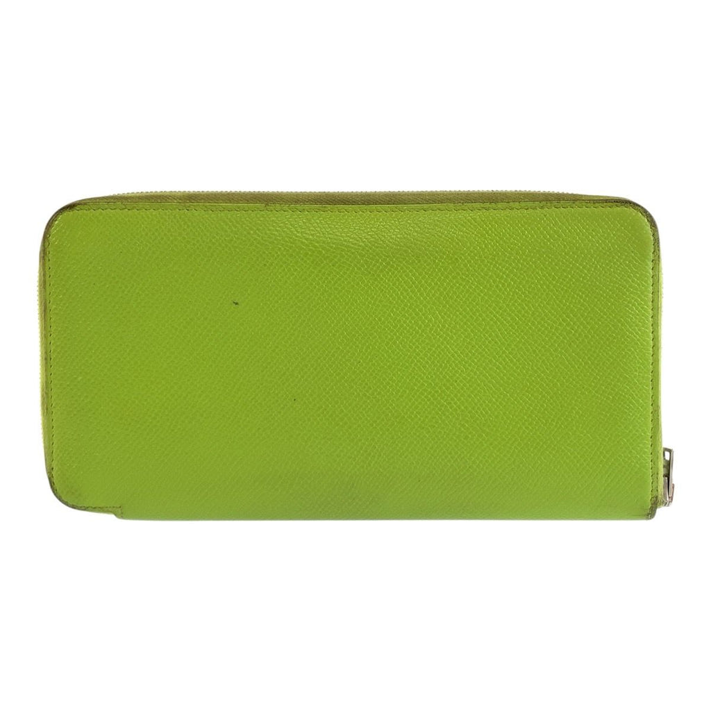 Hermes Azap Long Silk'in Wallet Green Blue Silver Veau Epsom — view 2
