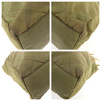 Prada Tessuto Chain Shoulder Bag Khaki Nylon — view 3