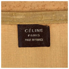 Celine C Macadam Boston Bag Brown Gold Canvas — view 3