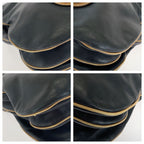 Loewe Anagram Shoulder Bag Black Brown Silver Leather — view 3
