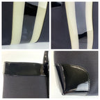 Gucci Sherry Line Tote Bag Black Canvas Patent — view 5