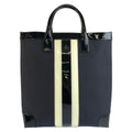 Gucci Sherry Line Tote Bag Black Canvas Patent