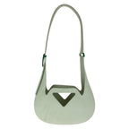 Bottega Veneta the Point Punch Shoulder Bag Green Rubber — view 2