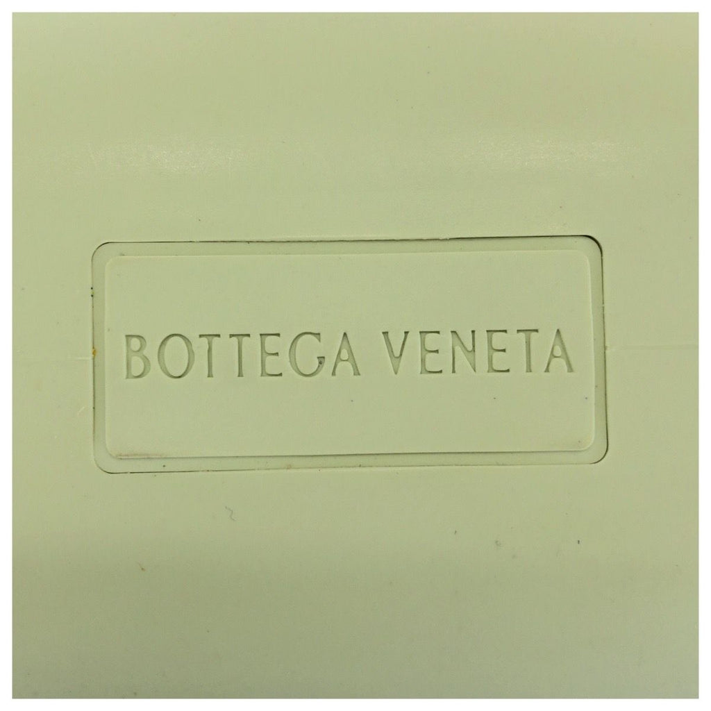 Bottega Veneta the Point Punch Shoulder Bag Green Rubber — view 4