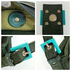 Fendi Mamma Bucket Shoulder Bag 09 Green Canvas — view 6