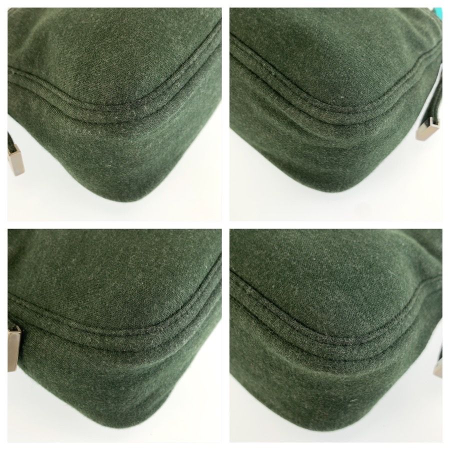 Fendi Mamma Bucket Shoulder Bag 09 Green Canvas — view 4