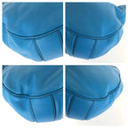 Loewe Anagram Shoulder Bag 2-Way Blue Silver Leather — view 3