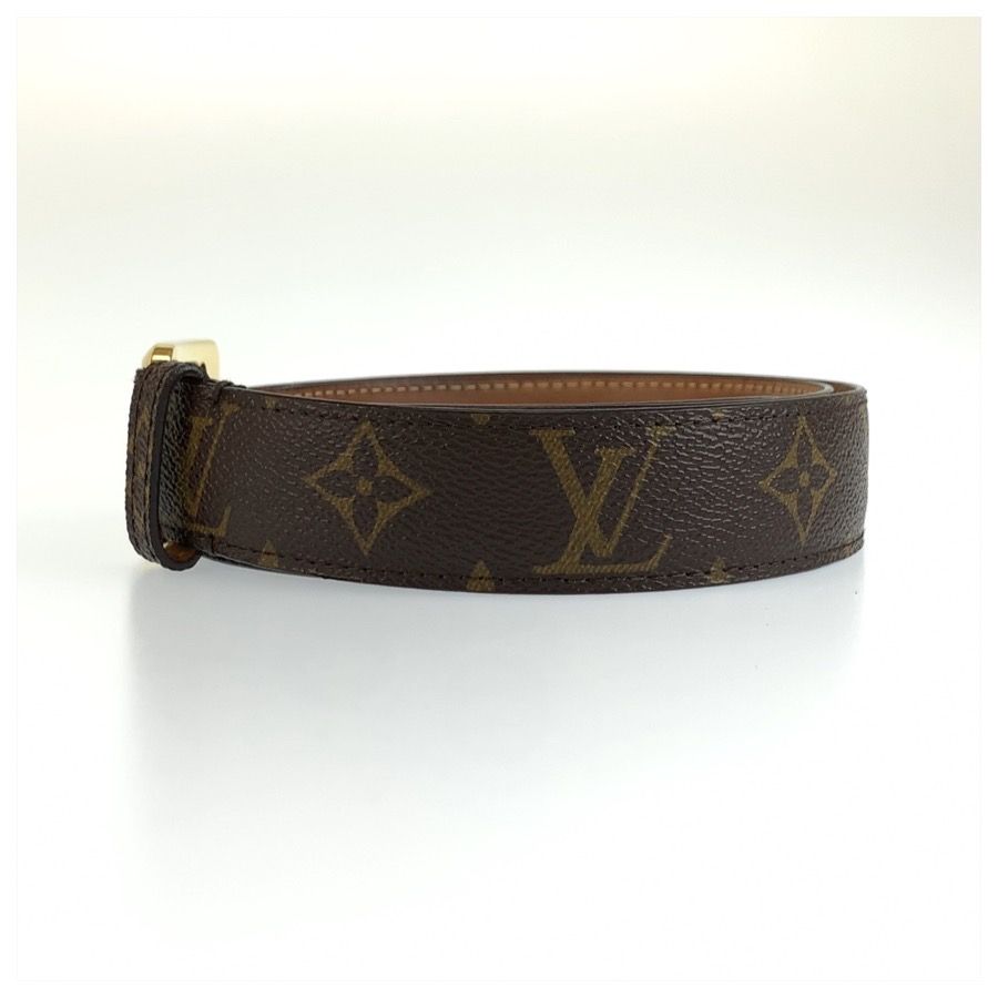 Louis Vuitton Monogram Ceinture Ellipse Belt Brown Gold — view 8