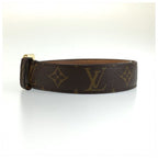 Louis Vuitton Monogram Ceinture Ellipse Belt Brown Gold — view 8