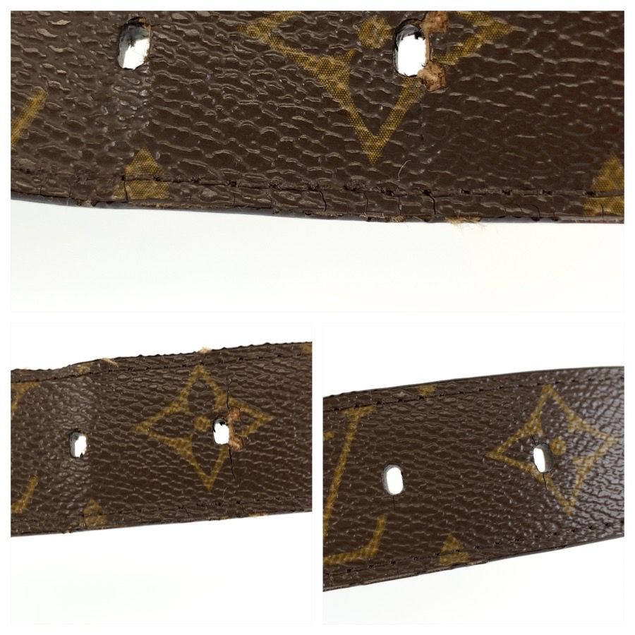 Louis Vuitton Monogram Ceinture Ellipse Belt Brown Gold — view 6