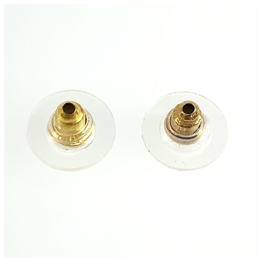 Chanel CC Logo Earrings Gold Plated — view 5