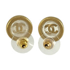 Chanel CC Logo Earrings Gold Plated — view 2
