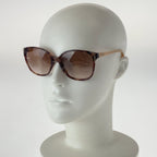 Prada Marble Pattern Sunglasses Pink Brown Acetate Eyewear — view 6