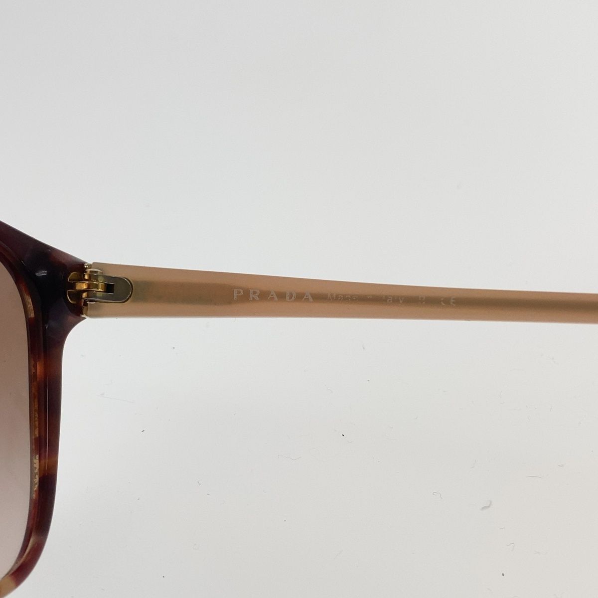 Prada Marble Pattern Sunglasses Pink Brown Acetate Eyewear — view 4