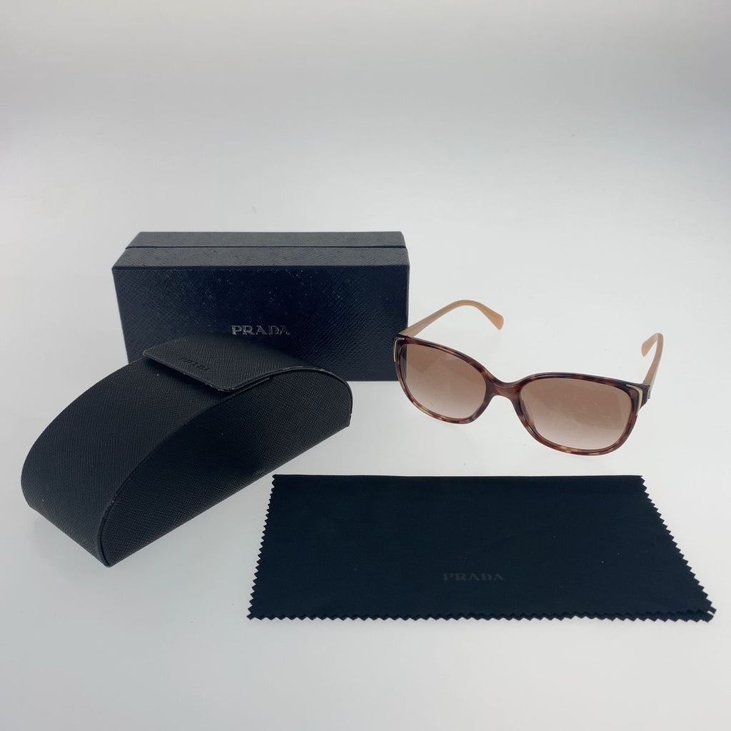 Prada Marble Pattern Sunglasses Pink Brown Acetate Eyewear — view 8