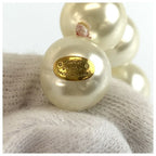 Chanel Long Necklace Gold Plated Faux Pearl — view 3